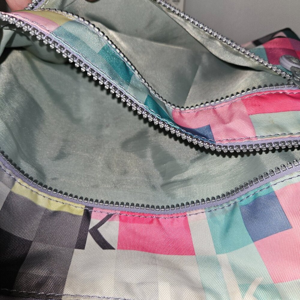 Kipling Multicolor Square Block Print Crossbody S… - image 5